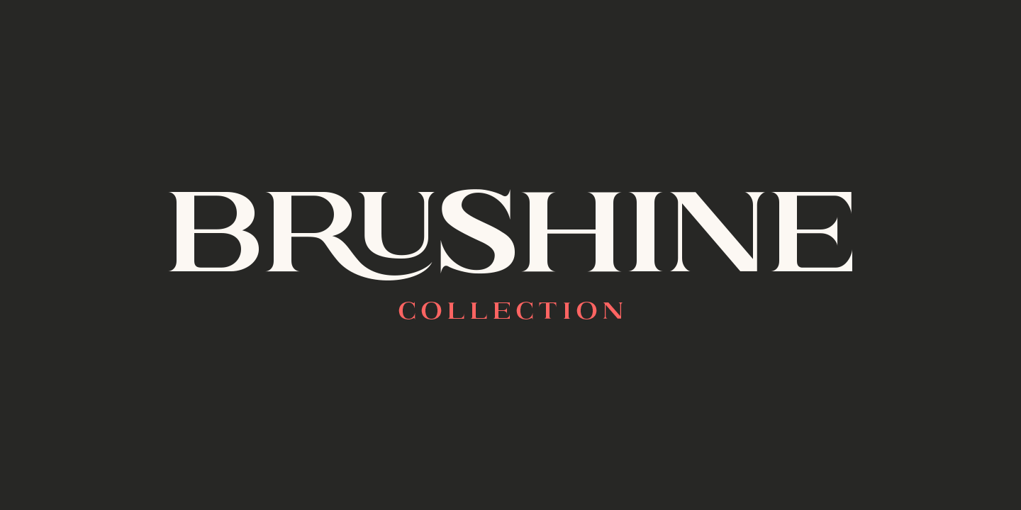 Brushine Collection Serif Font preview